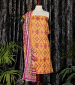 3-Piece Elegant Yellow Printed Lawn Suit