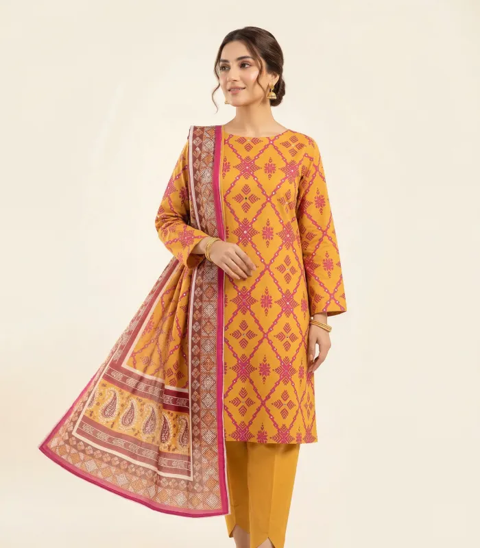 Yellow three piece suit